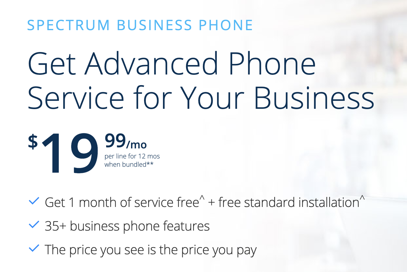 Spectrum business phones sale
